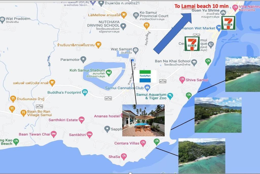 Holiday House Near Lamai With Swimming Pool. 2 Bedrooms Nathon Bay Exterior foto